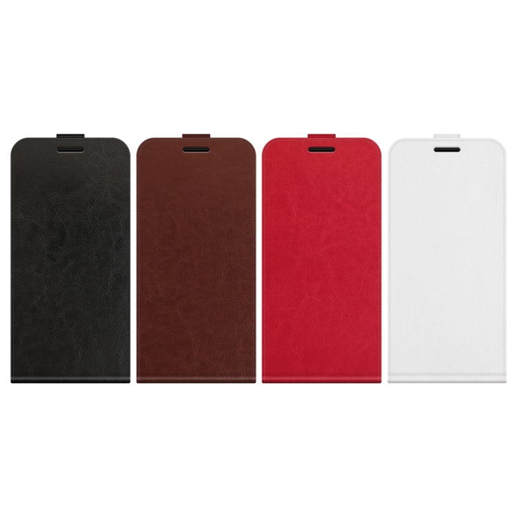 R64 Texture Single Vertical Flip Leather Phone Case, For iPhone 18 Pro / 17 Pro, For iPhone 18 Pro Max / 17 Pro Max, For iPhone 17e / 16e, For iPhone 17, For iPhone Air, For iPhone 16 Pro Max