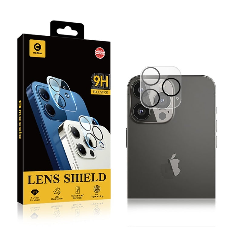 For iPhone 14 Pro / 14 Pro Max mocolo 3D 9H Camera Lens Tempered Glass Film