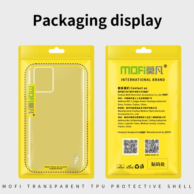 For Motorola Moto G35 MOFI Ming Series Ultra-thin TPU Phone Case(Transparent)