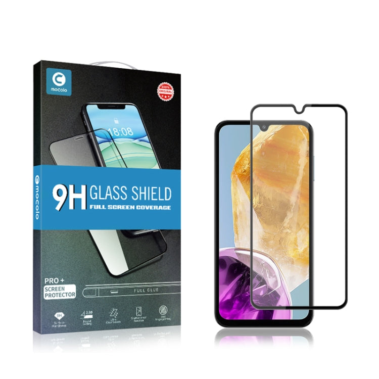 For Samsung Galaxy M15 mocolo 2.5D Full Glue Full Cover Tempered Glass Film