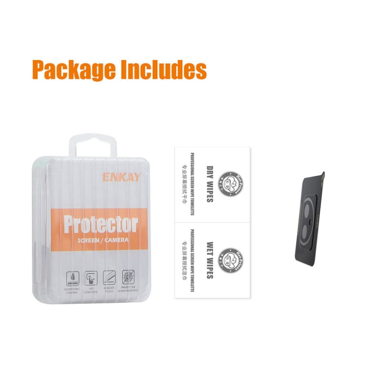 For Honor 100 ENKAY Hat-Prince Full Coverage 9H Rear Camera Lens Tempered Glass Film