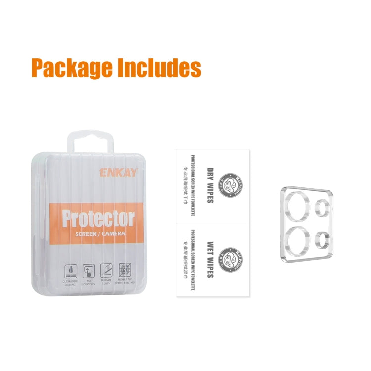 For Xiaomi Redmi Note 13 5G ENKAY Hat-Prince 9H Rear Camera Lens Tempered Glass Film(Transparent)
