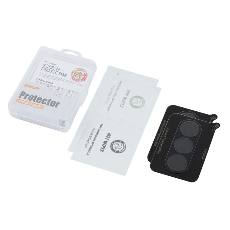 For OnePlus Ace 3V 2pcs ENKAY 9H Rear Camera Lens Tempered Glass Film(Transparent)
