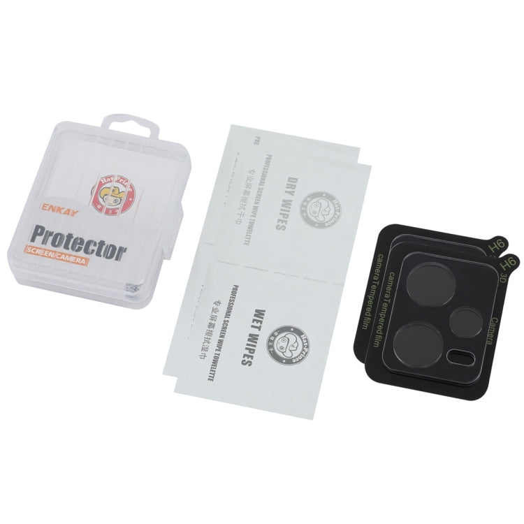 For Redmi Note 12 Pro+ 5G 2pcs ENKAY Hat-Prince 9H Rear Camera Lens Tempered Glass Film(Transparent)