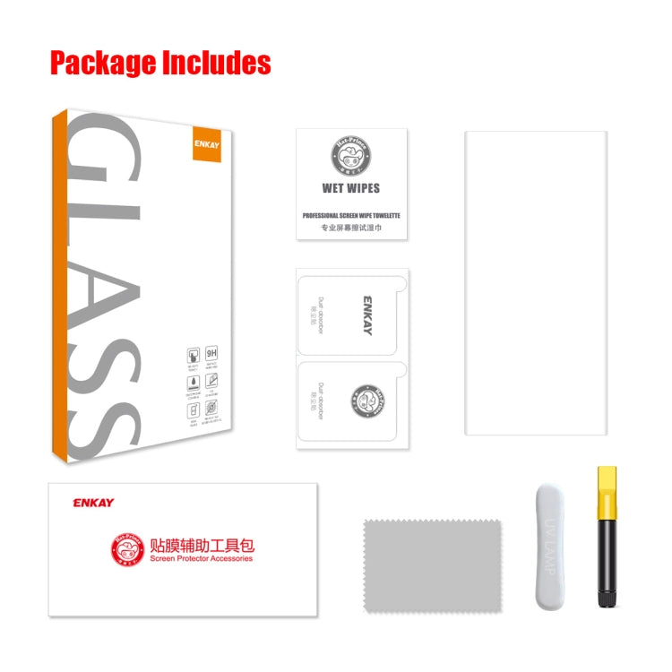For Samsung Galaxy S23 Ultra 5G ENKAY Hat-Prince UV Full Glue Tempered Glass Film