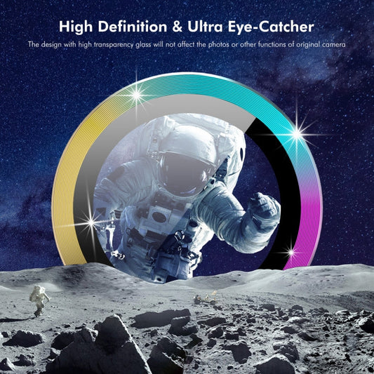 For iPad Pro 11 / 13 2025 / 2024 ENKAY Hat-Prince 9H Rear Camera Lens Aluminium Alloy Tempered Glass Film(Silver)