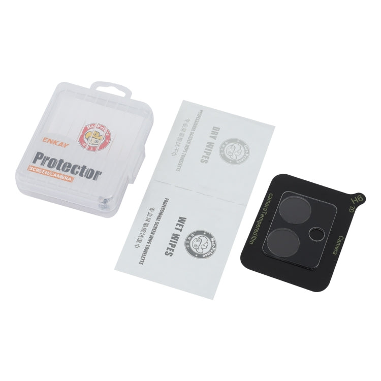 For Motorola Moto G54 ENKAY Hat-Prince 9H Rear Camera Lens Tempered Glass Film(Transparent)