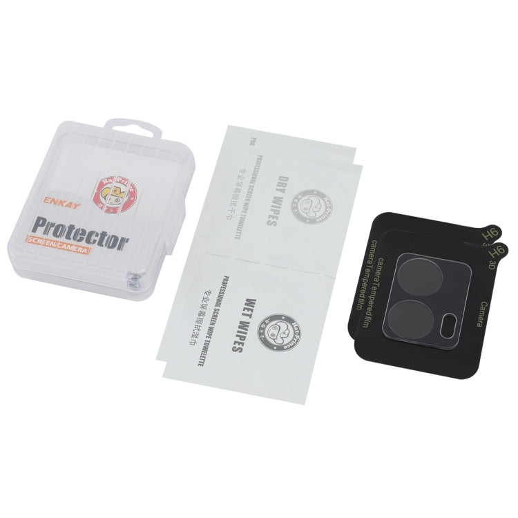 For Motorola Moto G 5G 2023 / G53 5G 2pcs ENKAY Hat-Prince 9H Rear Camera Lens Tempered Glass Film(Transparent)