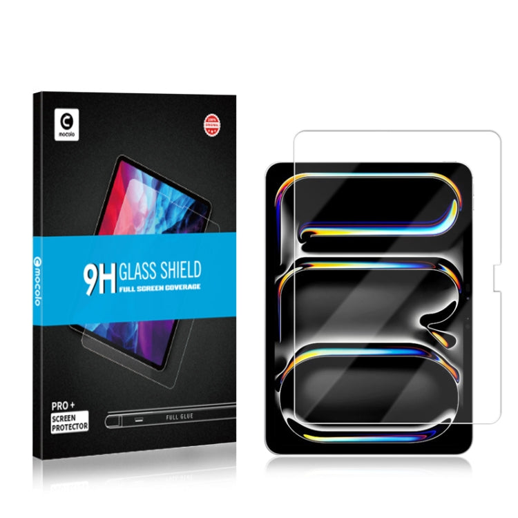 For iPad Pro 11 2025 / 2024 mocolo 2.5D Full Cover Tempered Glass Film