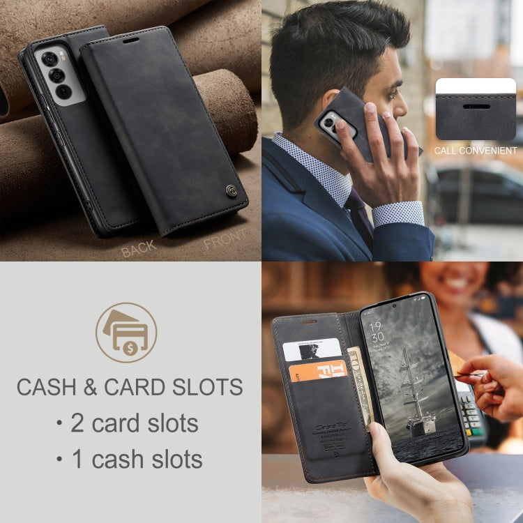 For OPPO Reno12 Pro 5G Global CaseMe 013 Multifunctional Horizontal Flip Leather Phone Case(Black)
