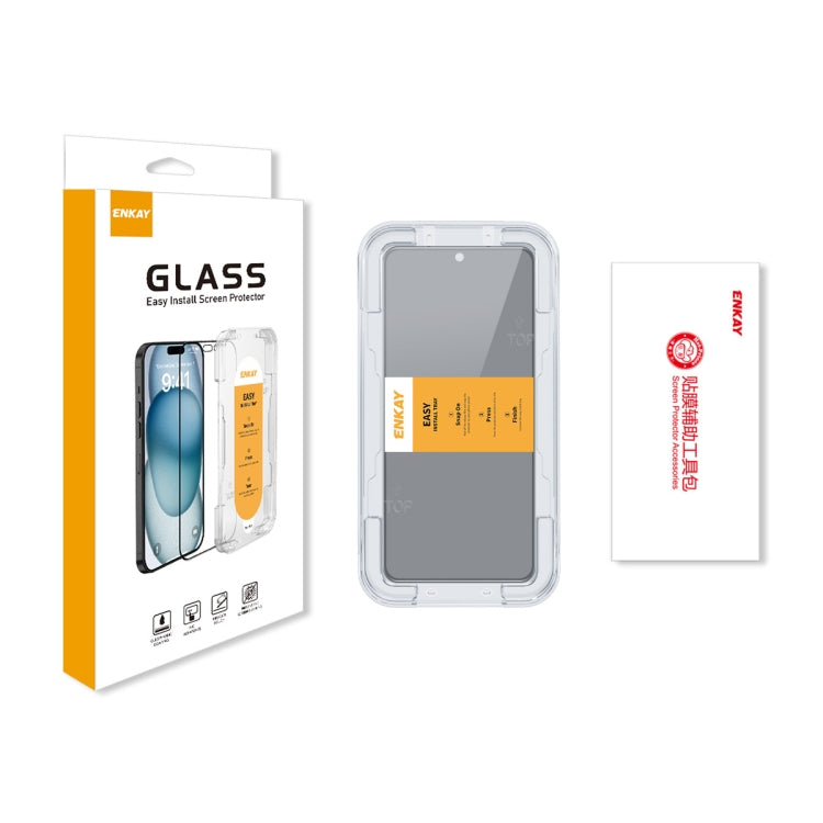 For Google Pixel 9 Pro XL ENKAY Easy Install Anti-peeping Privacy Tempered Glass Film