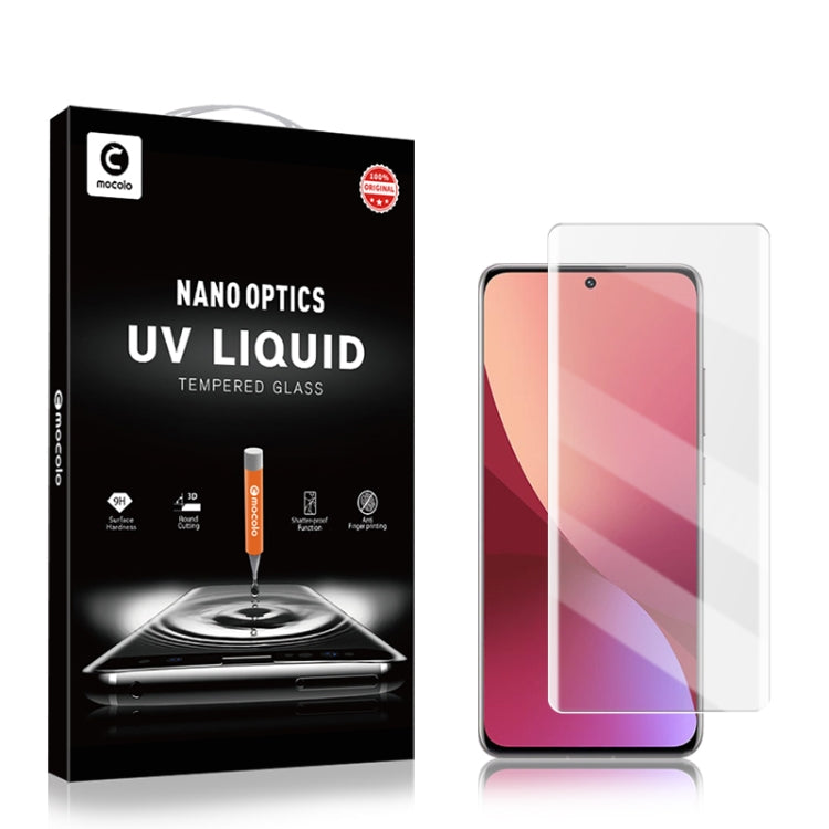 For Xiaomi 12 mocolo 9H 3D Full Screen UV Tempered Glass Screen Film
