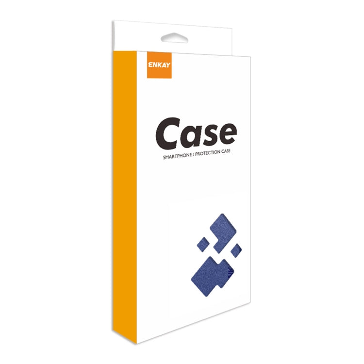 For Google Pixel 9 / 9 Pro ENKAY Hat-Prince Card Slot Wallet TPU Back Leather Phone Case with Lens Film(Dark Blue)