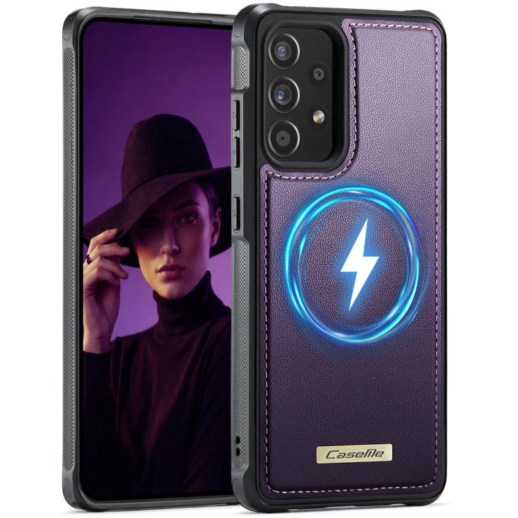 CaseMe C69 Series Magnetic Vegan Leather Back Phone Case, For Samsung Galaxy A52 / A52s 5G