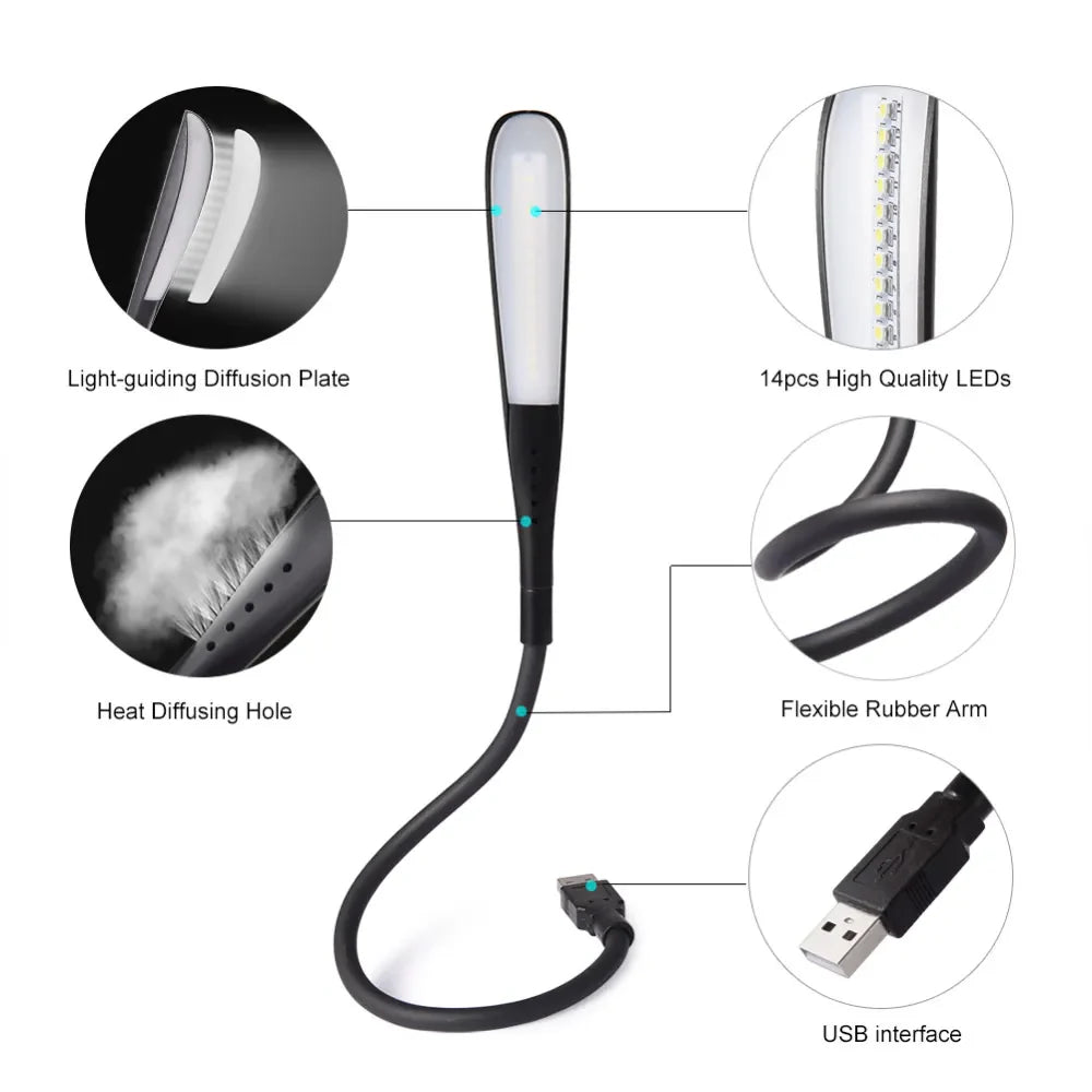 Mini Portable Laptops USB LED Light Touch Sensor