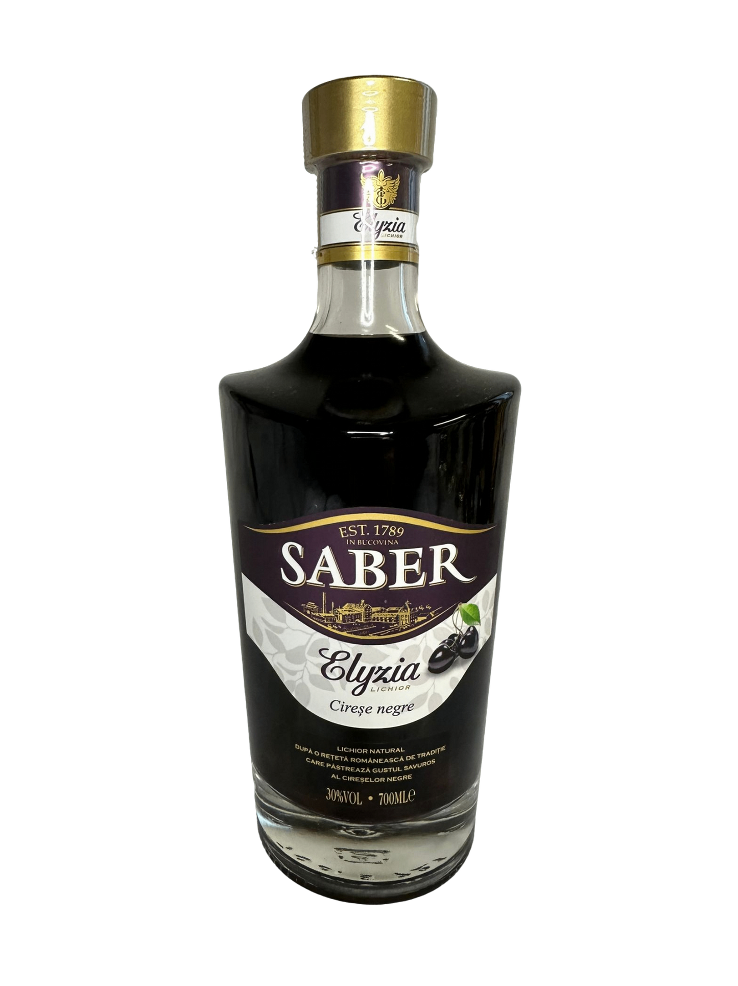 Saber Elyzia Black Cherries Premium Liqueur 700ml