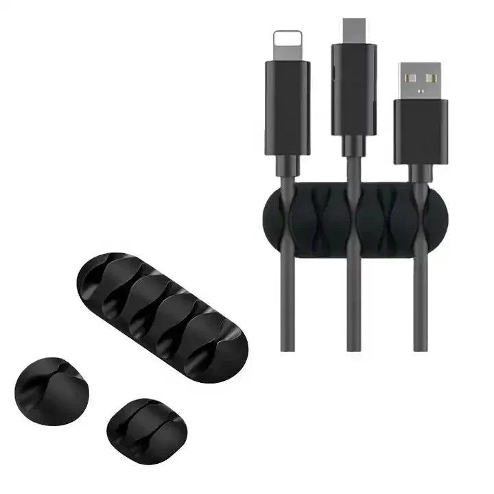 Cable Cord Wire Organizer – Silicone Adhesive Cable Clips