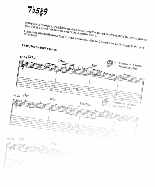 Upper Voicings For Jazz Guitar