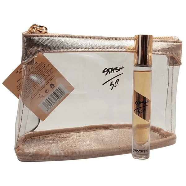 Sarah Jessica Parker Stash Unspoken Gift Set 10ml EDP Rollerball + Bag Women's Fragrance