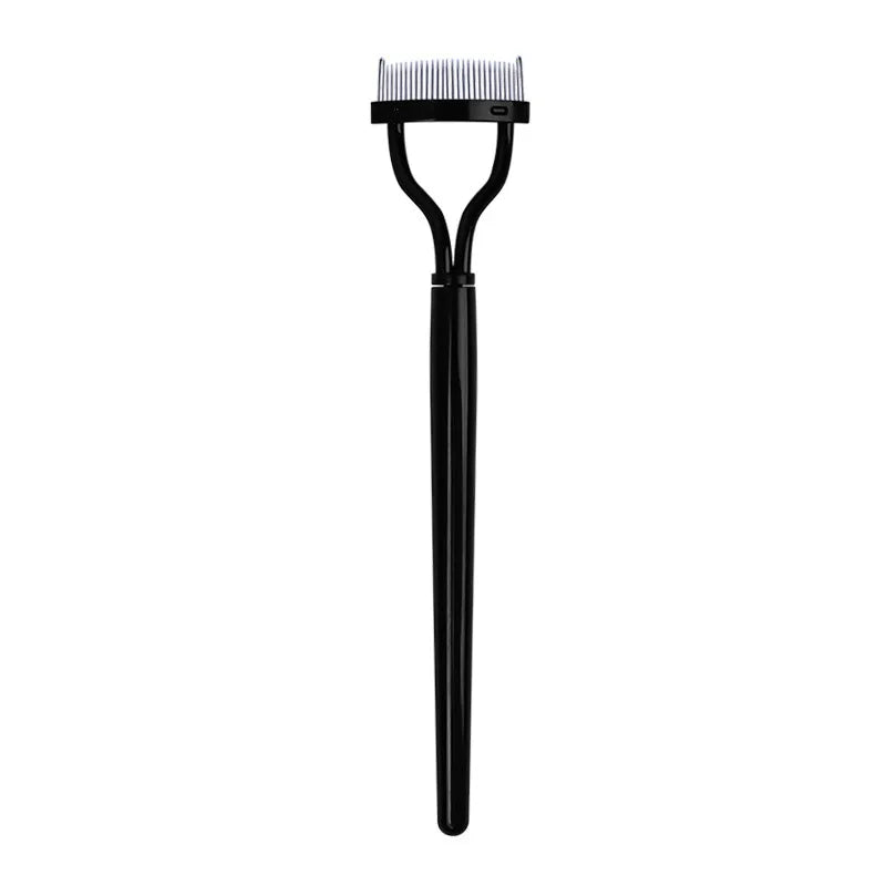Eyelash Separator Metal Teeth Straight Eyelash Curler Beauty Makeup Stainless Eyelash Brush Comb Mascara Curl Makeup Tool