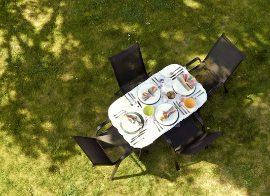 2 piece Sussex Black Garden Armchairs
