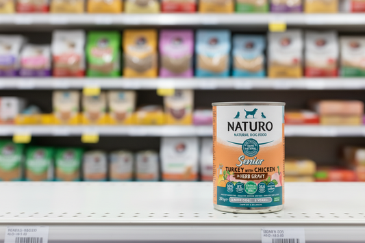 12 x Naturo Senior Dog Turkey & Chicken Gravy - 390GM
