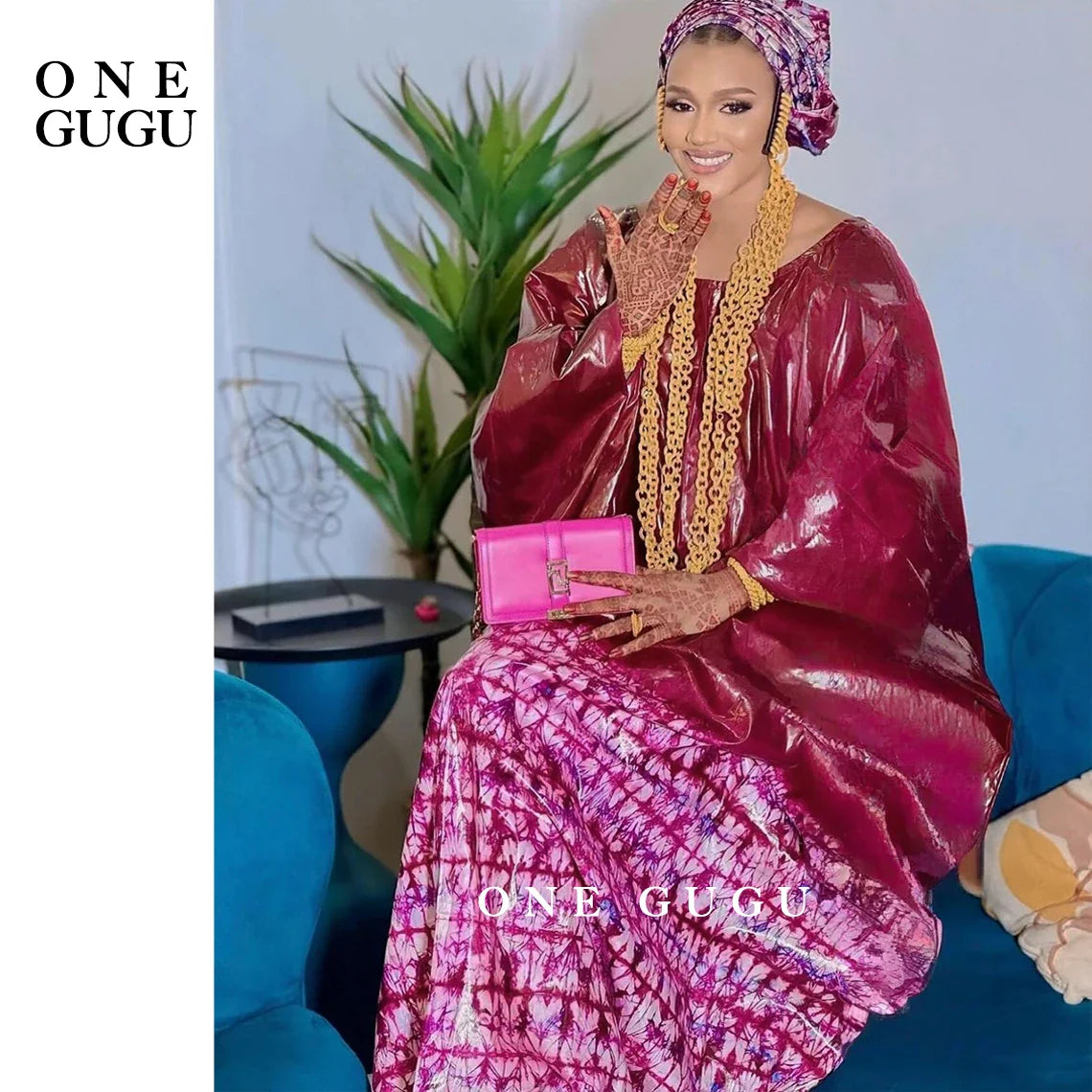 African Traditional Dashiki Print Bazin Riche Boubou Gown Dresses