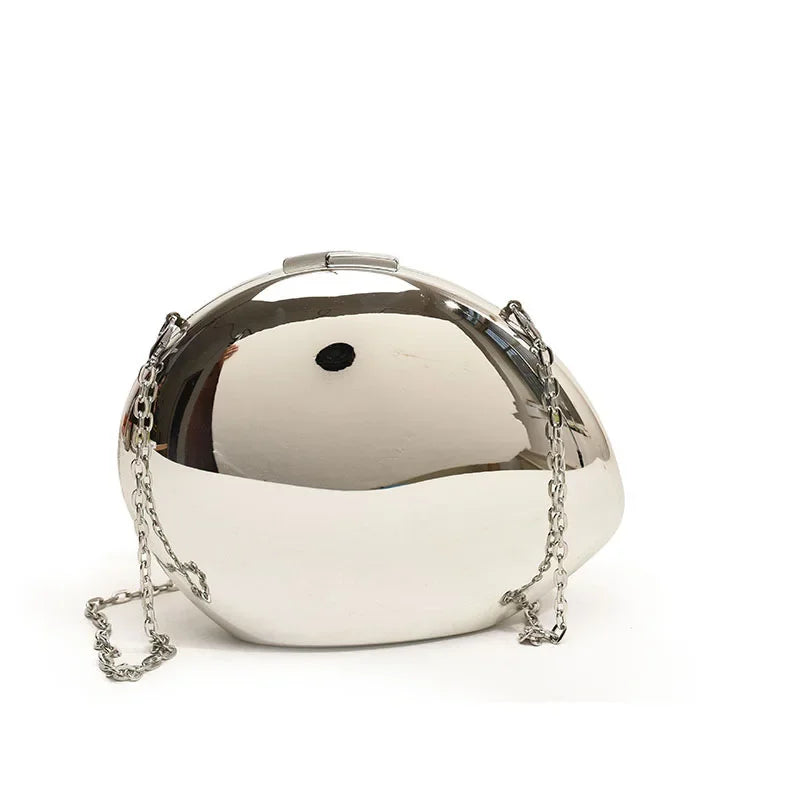 Luxury Designer Evening Clutch Clear Acrylic Women Handbags Fashion Shoulder Bag Half Moon Wedding Purses Party Tote Ladies