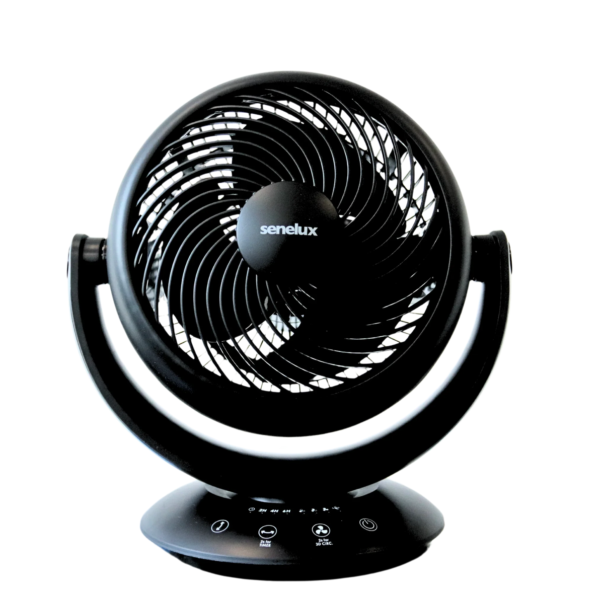 Senelux 8 Inch Cooling Fan with Remote Control, Automatic Oscillation