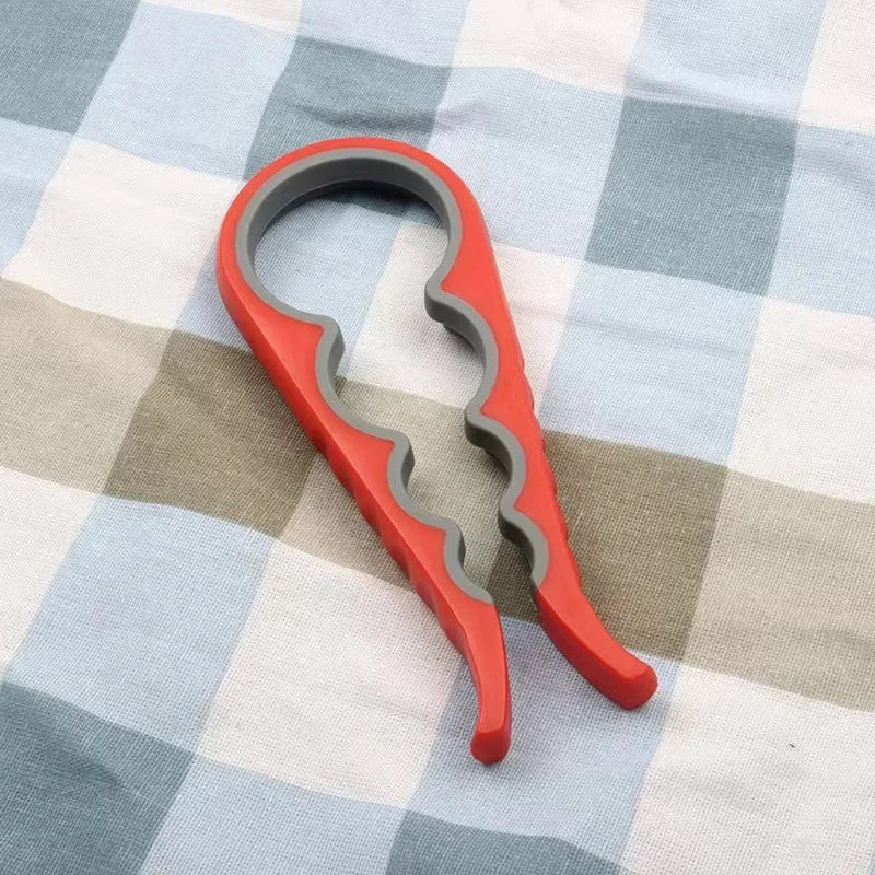 Four-in-One Bottle Opener Kitchen Multi-Functional Can Openers Cans Bottle Opener Non-Slip Labor-Saving Twist Bottle Lid Opener