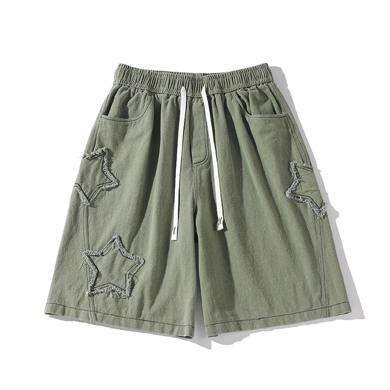 Star Denim Shorts