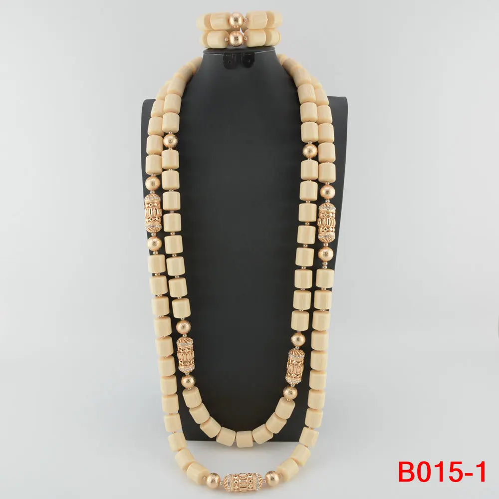 Latest African Wedding Resin Beads Fashion African Beads Jewelry Sets Hot Nigerian Wedding African Beads Jewelry Set