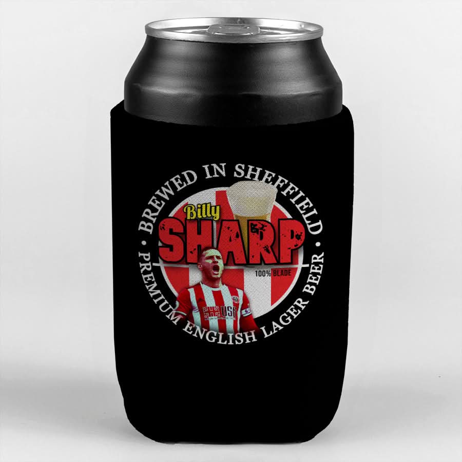 Sheffield Billy Sharp - Football Legends - Can Cooler