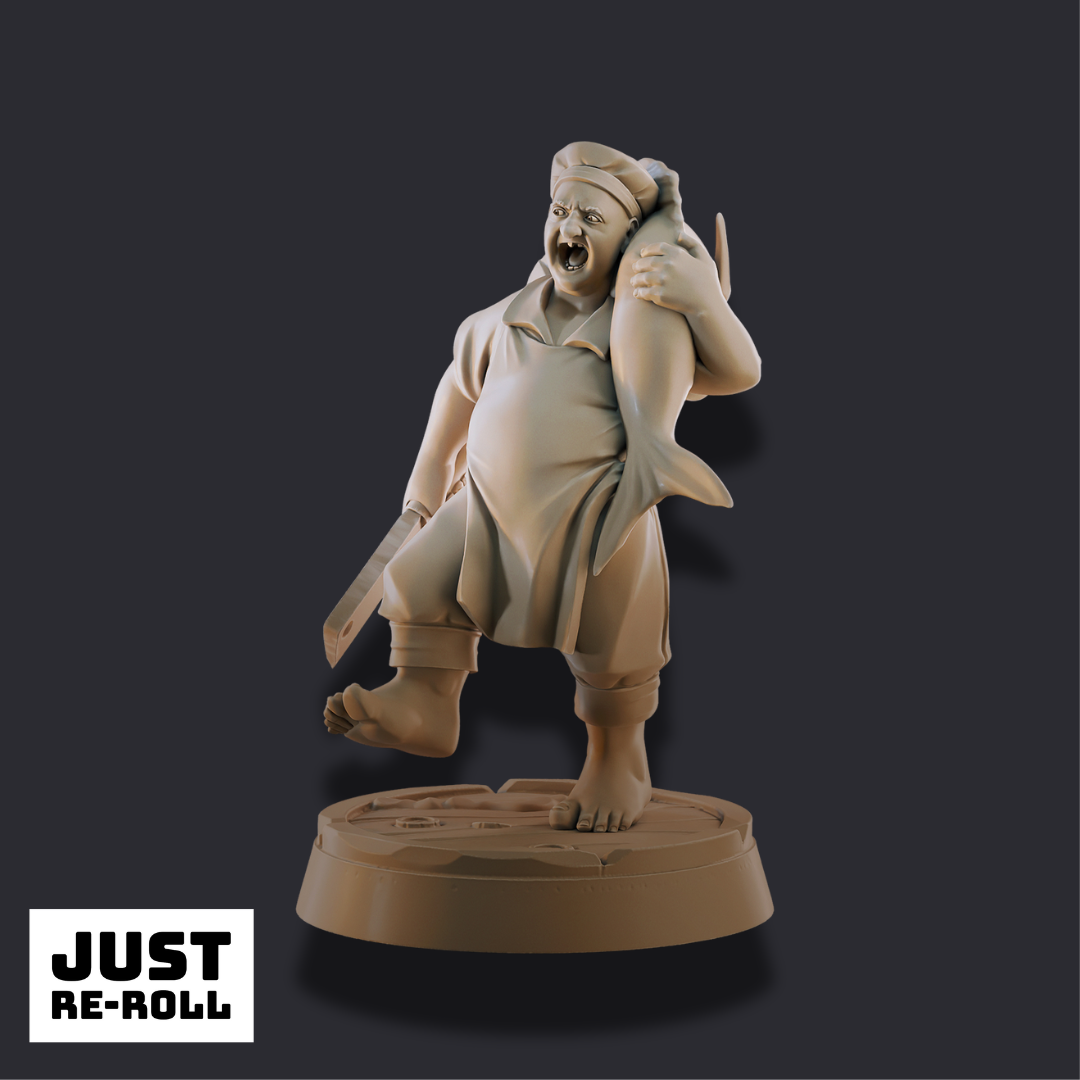 The Pirate Cook – 3D Printed Tabletop Miniature