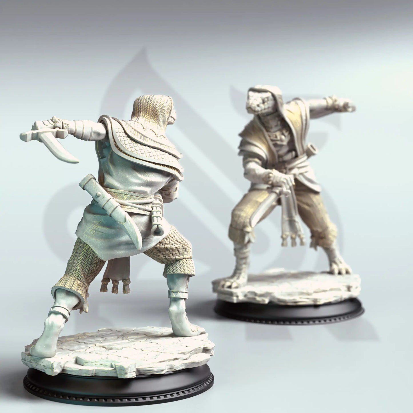 Shyasara – Snakemen Cultists - 3D Printed Serpentfolk Miniature