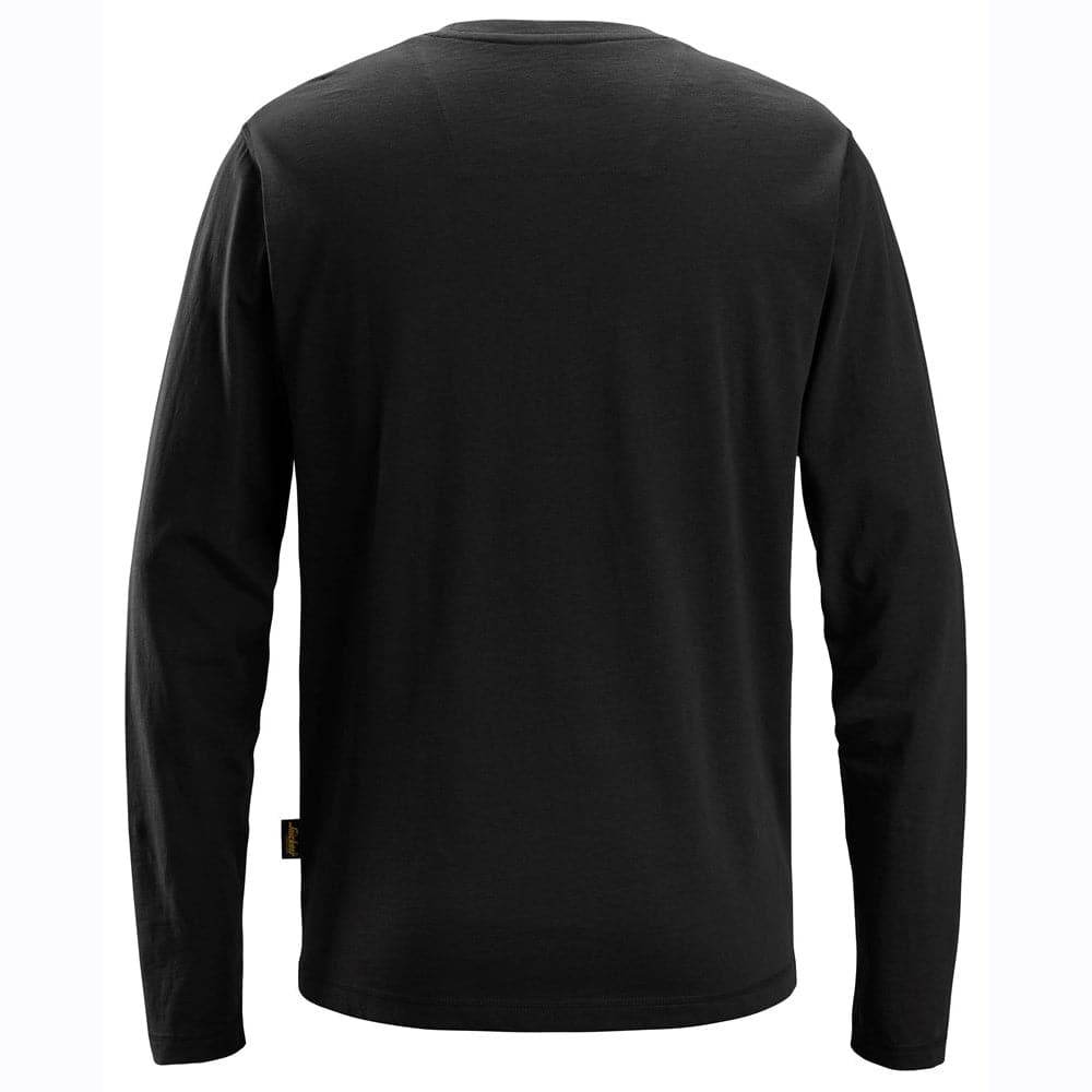 Snickers 2496 Long-Sleeve Work T-Shirt Black 2XL