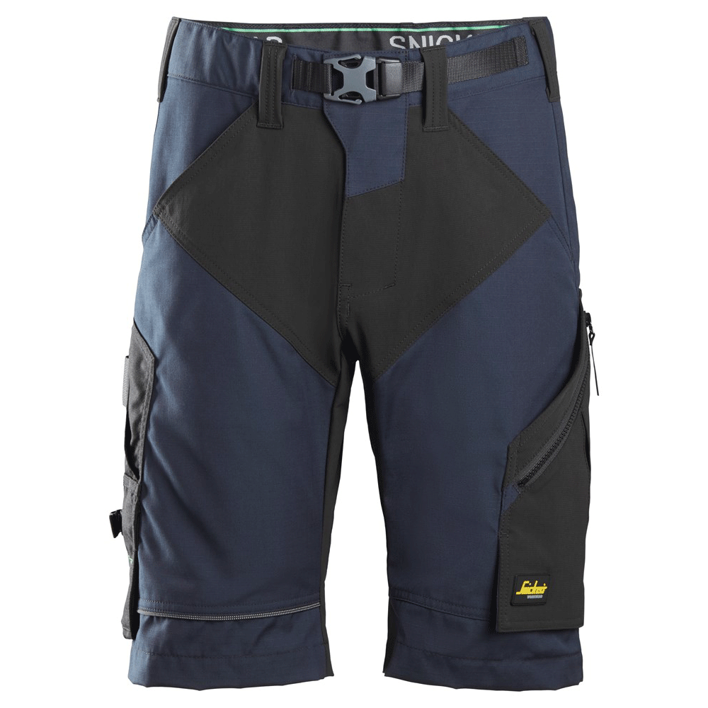 Snickers 6914 FlexiWork Work Shorts Navy Blue 33" Waist - Snickers Size 48
