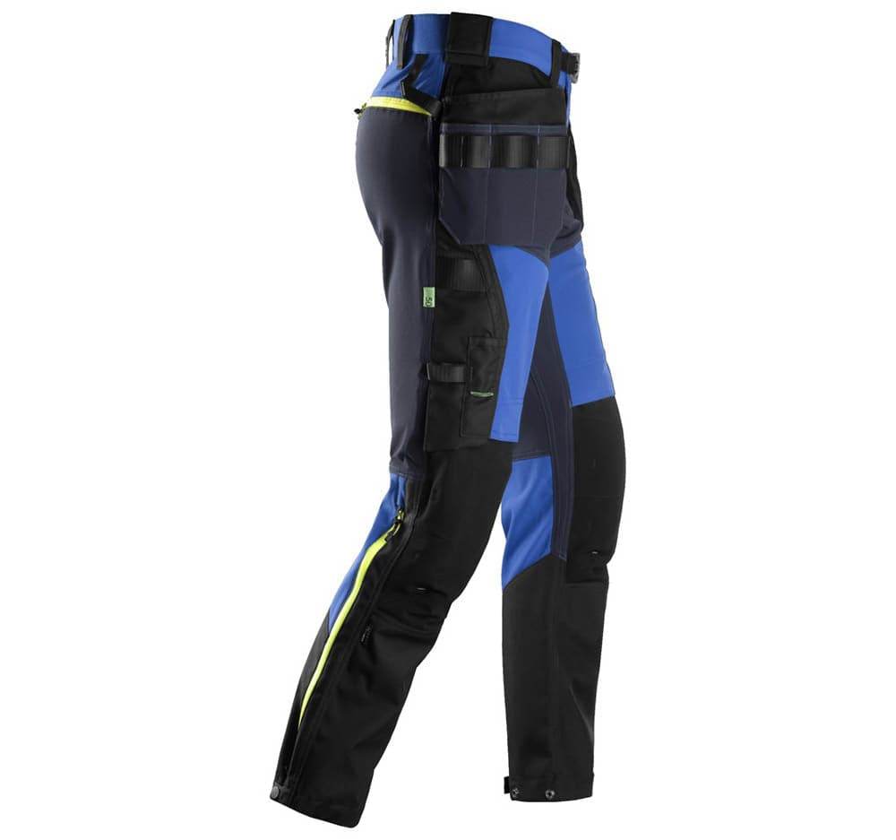 Snickers 6940 FlexiWork, Stretch Work Knee Pad Holster Pocket Trousers True Blue Snickers 148 (33" Waist, 35" Leg)