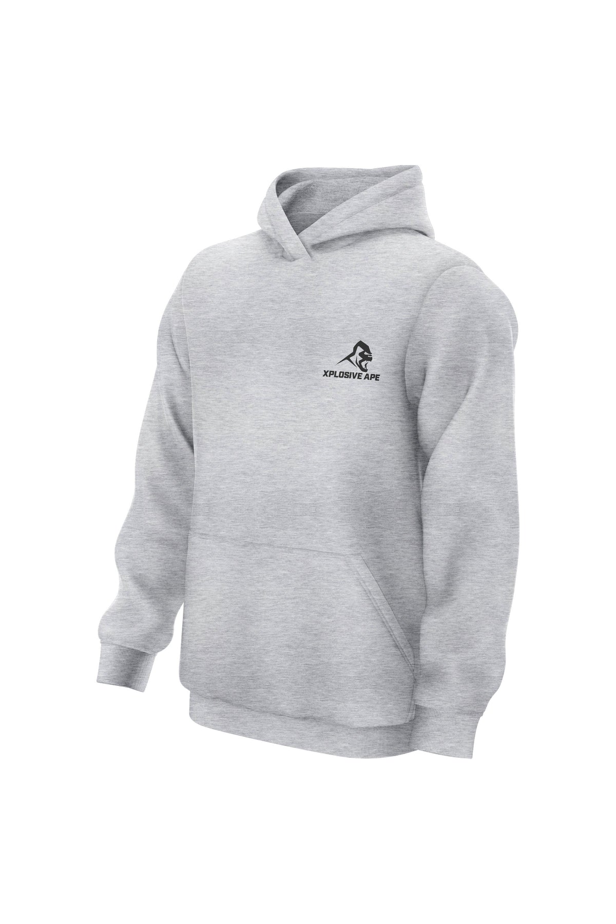 XAPE Splatter Graffiti V3 Hoodie - Heather Grey