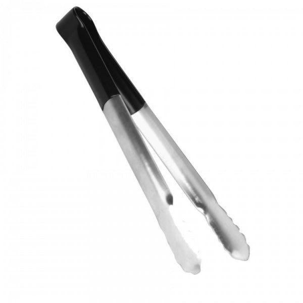 Stainless Steel Heavy Duty Black Tong with Non-Slip Handle 16''