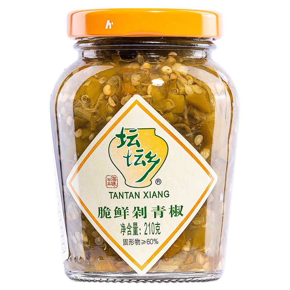 TANTAN XIANG Chopped Crisp Green Chilli 210g