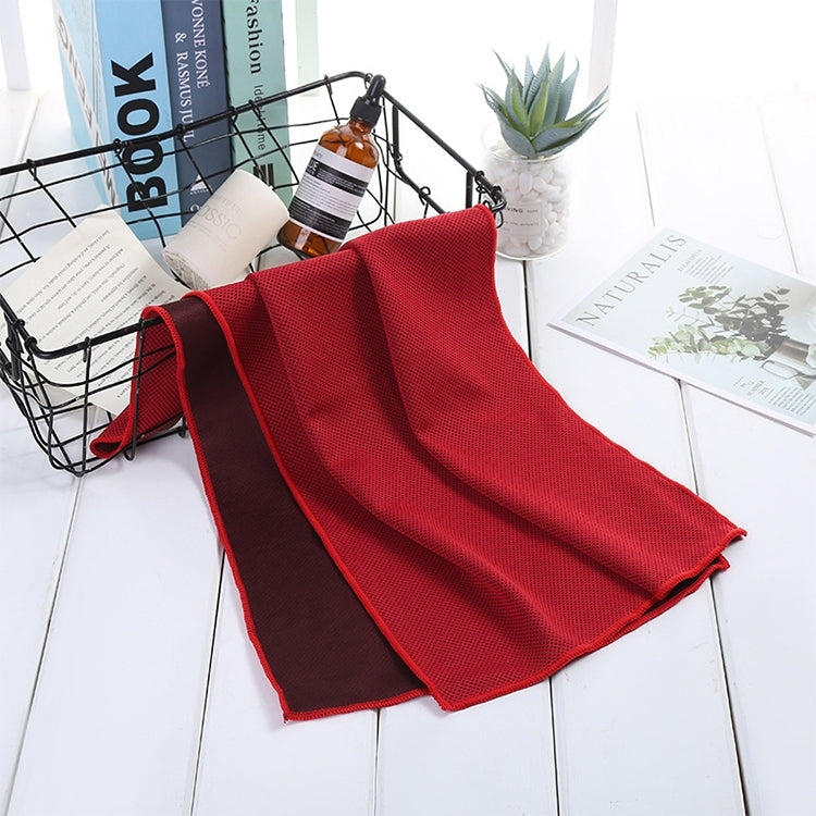Absorbent Polyester Quick-drying Breathable Cold-skinned Fitness Sports Portable Towel, 30x100 Aluminum Foil Bag, 30x100 Zippered Bag