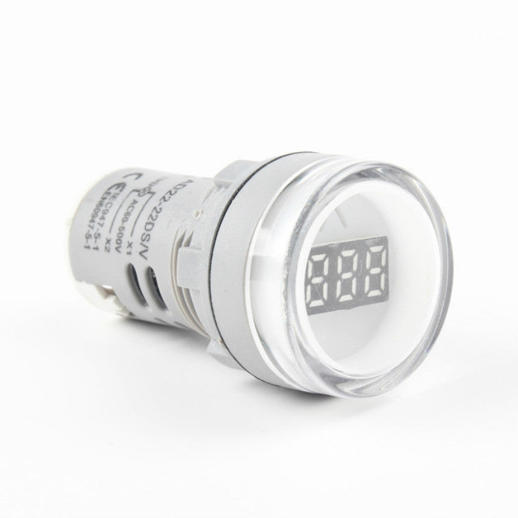 AD16-22DSV Mini Digital Display 60-500V General Indicator AC Voltmeter, Open Hole: 22mm, 60-500V Red, 60-500V Green, 60-500V Yellow, 60-500V Blue, 60-500V White