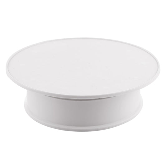 30cm 360 Degree Electric Rotating Turntable Display Stand Video Shooting Props Turntable for Photography, Load 4kg, US Plug(White), 30cm(W)