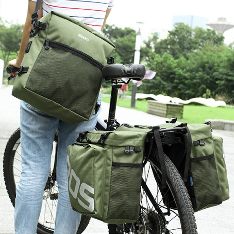 ROSWHEEL Bicycle Back Pack, Style:Black