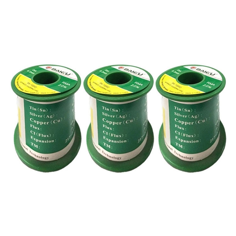 BAKU High-purity Low-temperature Solder Wire 63 Degrees Celsius No-clean Tin Wire(BK-10004 0.4mm)