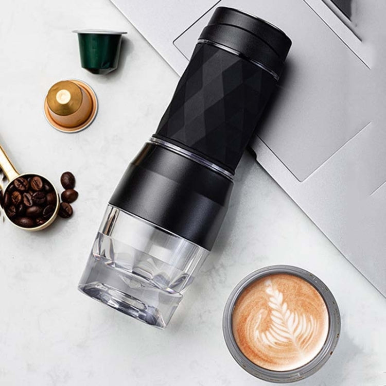 Portable Hand Pressure Espresso Machine Outdoor Accompanying Mini Coffee Cup, Mini (White), Mini (Black)