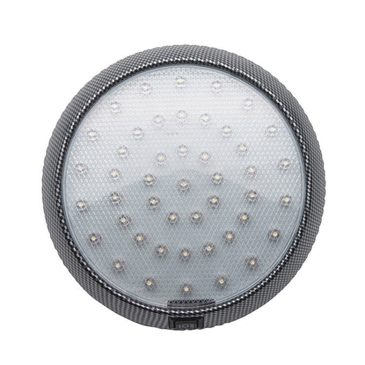 12V 46 LED Roof Light Camper Van Caravan Motor Home Boat White Light with ON / OFF Switch, 46 LEDs