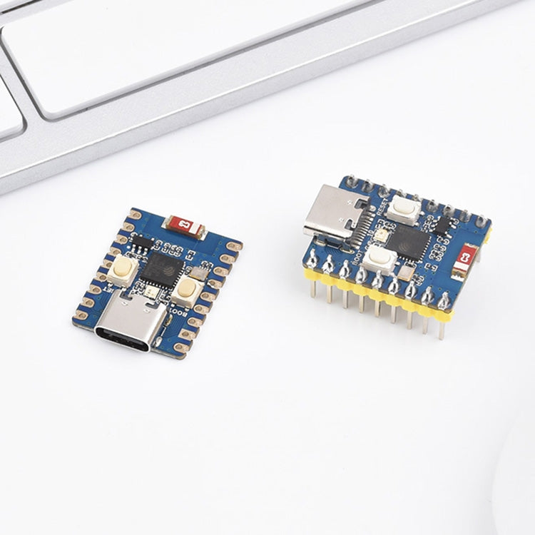 Waveshare 2.4GHz ESP32-C3 Mini Development Board, Based ESP32-C3FN4 Single-core Processor without Header