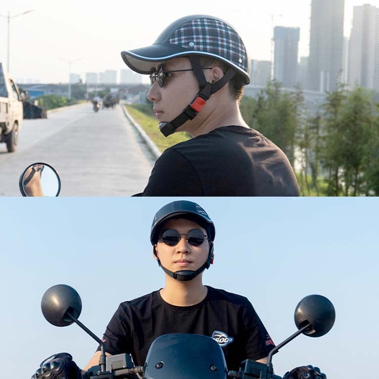 BSDDP A0322 Summer Half Helmet Lightweight Safety Helmet(Orange)